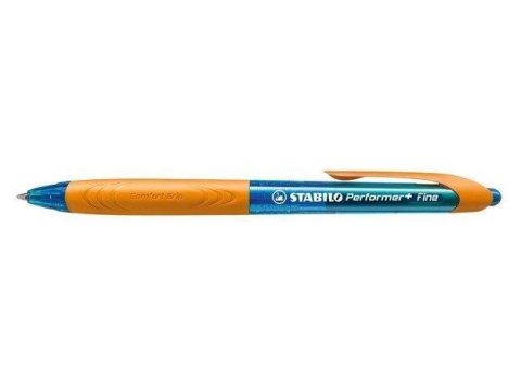 Stabilo Performer+ Fine Ballpoint 0.7mm Πορτοκαλί με Μπλε Μελάνι 328/1-41-2