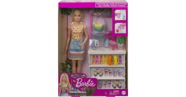 barbie smoothie bar playset