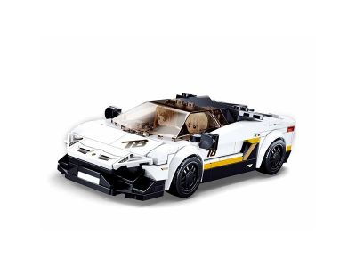 Sluban ModelBricks Italian Super Car White 276τεμ M38- B0957