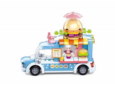 Sluban Girl's Hamburger Car 154τεμ M38- B0993B