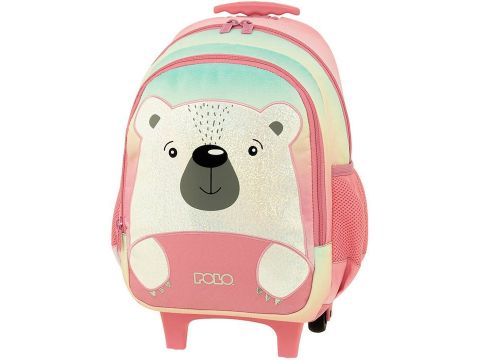 Polo Σακίδιο Trolley Junior Frenzi Bear Ροζ 2024 901051-8299