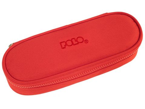 Polo Κασετίνα Οβάλ Pencil Case Box 2024 Kόκκινο 937003-3000