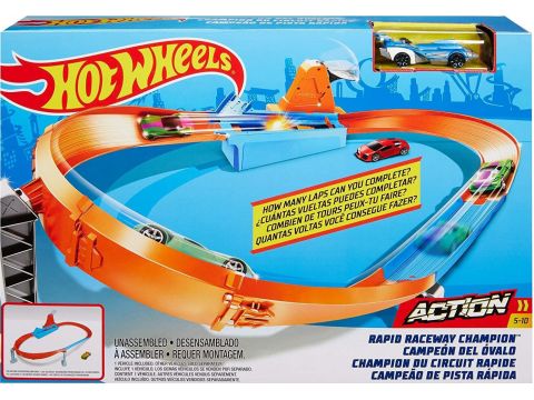 Mattel Hot Wheels Rapid Raceway Champion Play Set GBF81 / GJM75