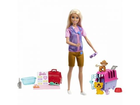 Mattel Barbie Διασώστρια Άγριων Ζώων HRG50