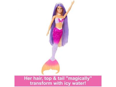 Mattel Barbie A Touch Of Magic Γοργόνα Μαγική Μεταμόρφωση HRP97