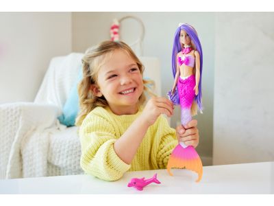 Mattel Barbie A Touch Of Magic Γοργόνα Μαγική Μεταμόρφωση HRP97