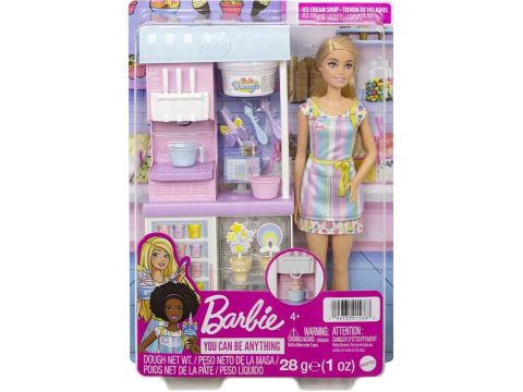 Mattel Barbie Ice Cream Shop Εργαστήριο Παγωτού HCN46